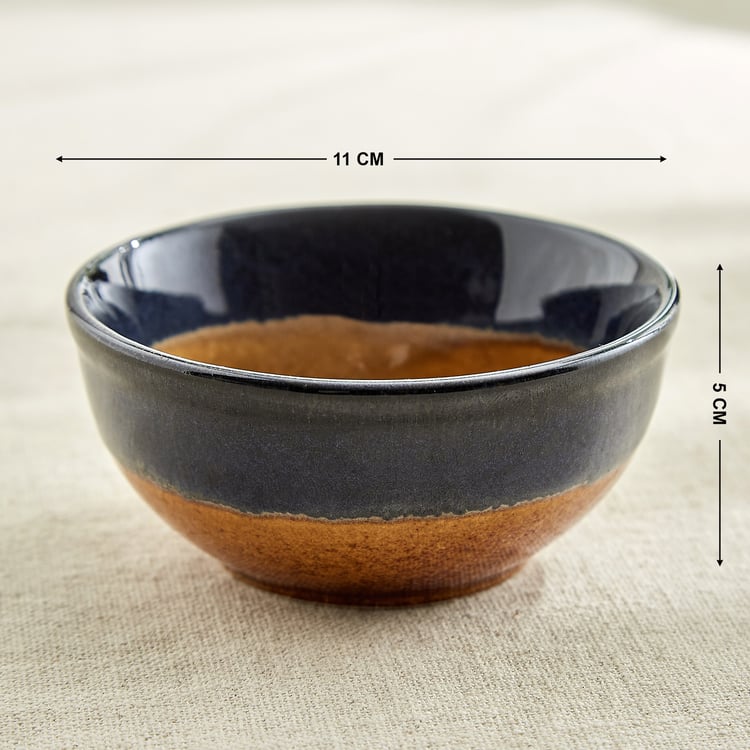 Corsica Mavi Stoneware Katori - 250ml