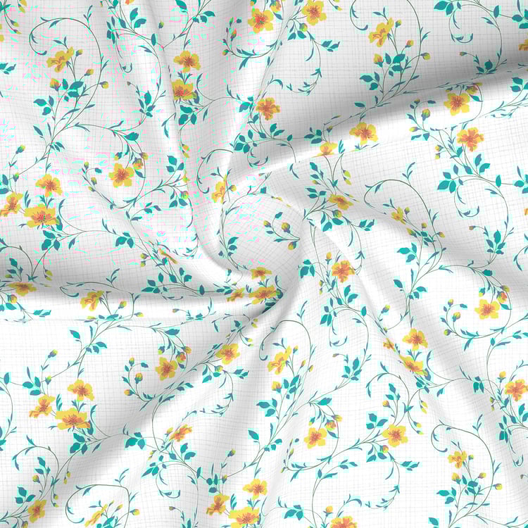 LAYERS Aria Microfibre Floral Print 3Pcs Queen Bedsheet Set
