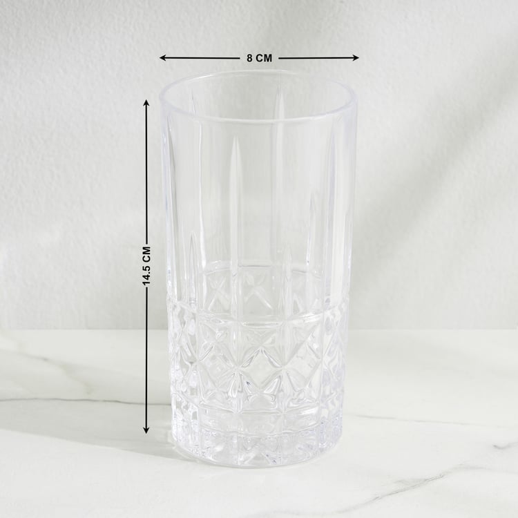 Mizu Diamond Set of 6 Drink Glasses - 410ml