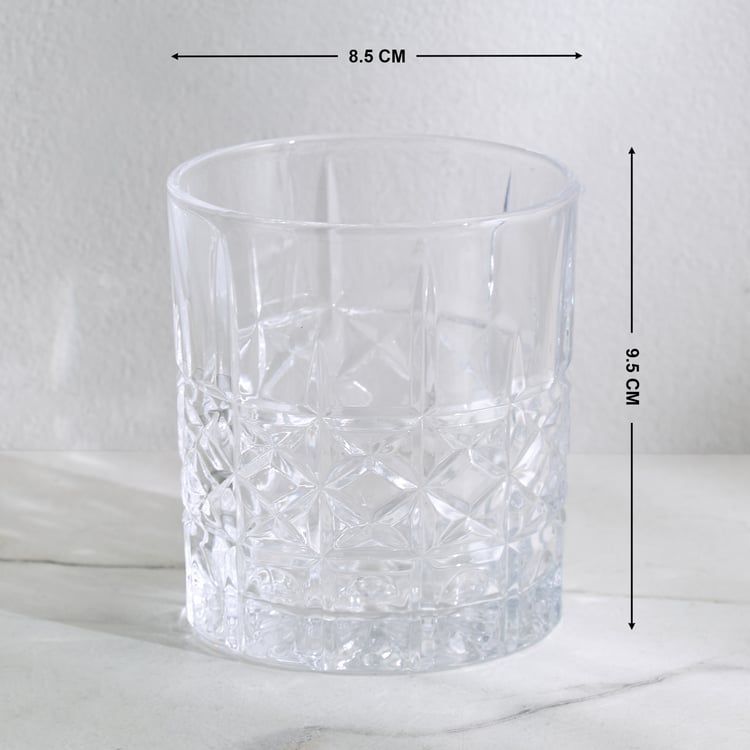 Mizu Diamond Set of 6 Whiskey Glasses - 350ml