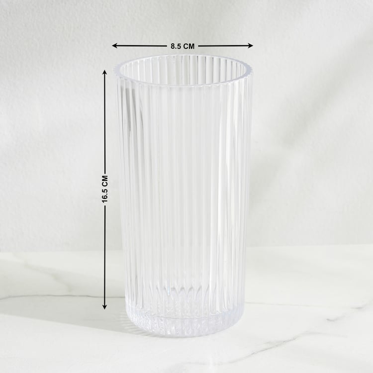 Mizu Set of 6 Fluted Drink Glasses - 480ml