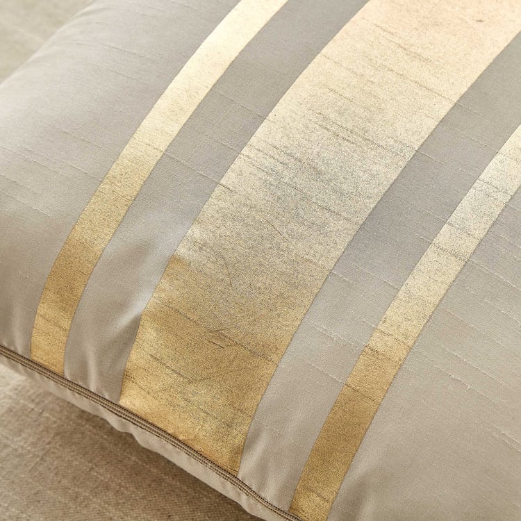 Lunaa Fusion Set of 2 Foil Print Cushion Covers - 40x40cm