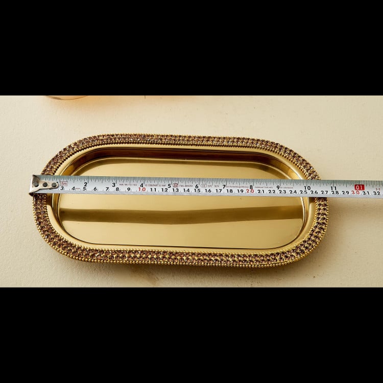 Fables Twirl Set of 2 Glass Votive Candle Holders with Tray