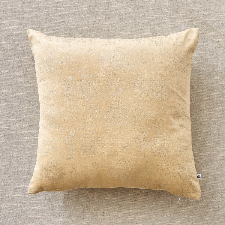 Glimmer Marison Set of 2 Velvet Finish Foil Print Cushion Covers - 40x40cm