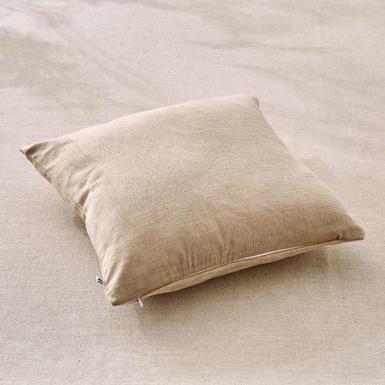 Glimmer Marison Set of 2 Velvet Finish Foil Print Cushion Covers - 40x40cm
