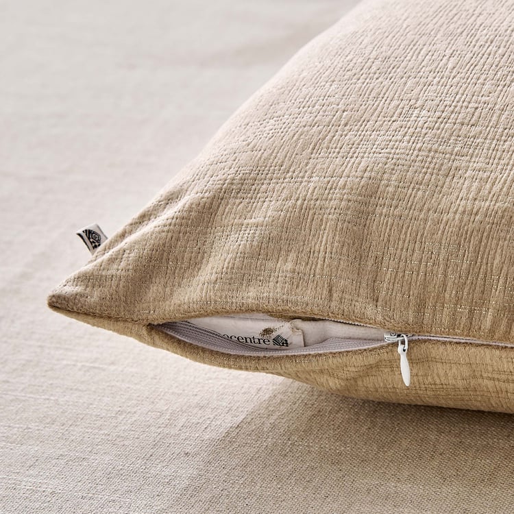Glimmer Marison Set of 2 Velvet Finish Foil Print Cushion Covers - 40x40cm