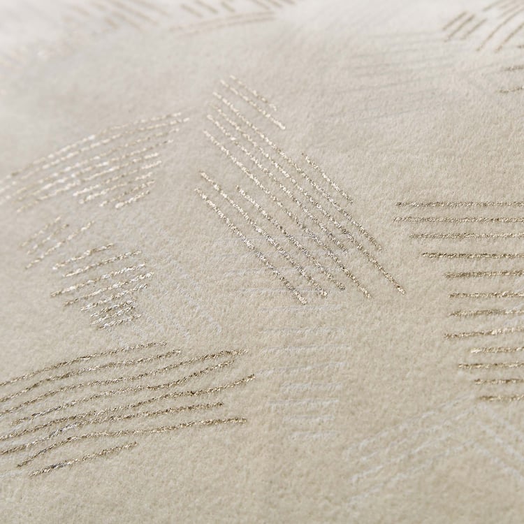 Glimmer Marison Set of 2 Velvet Finish Foil Print Cushion Covers - 40x40cm