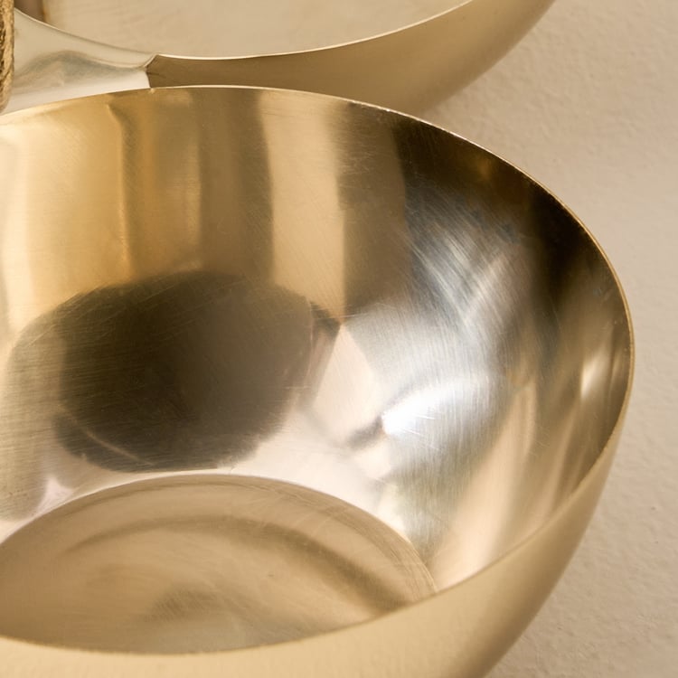 Moksha Brew Starbust Aluminium Decorative Condiment Bowls
