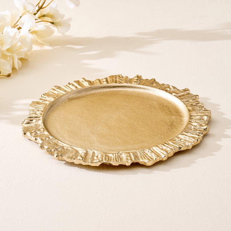 Moksha Brew Metal Starburst Decorative Plate