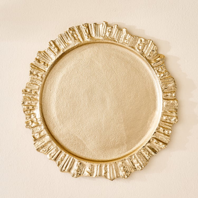 Moksha Brew Metal Starburst Decorative Plate