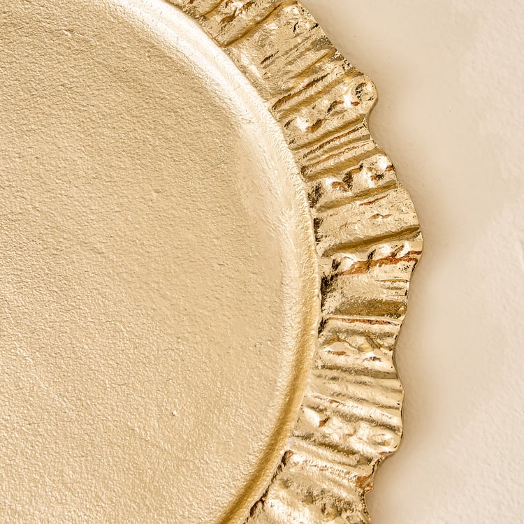 Moksha Brew Metal Starburst Decorative Plate