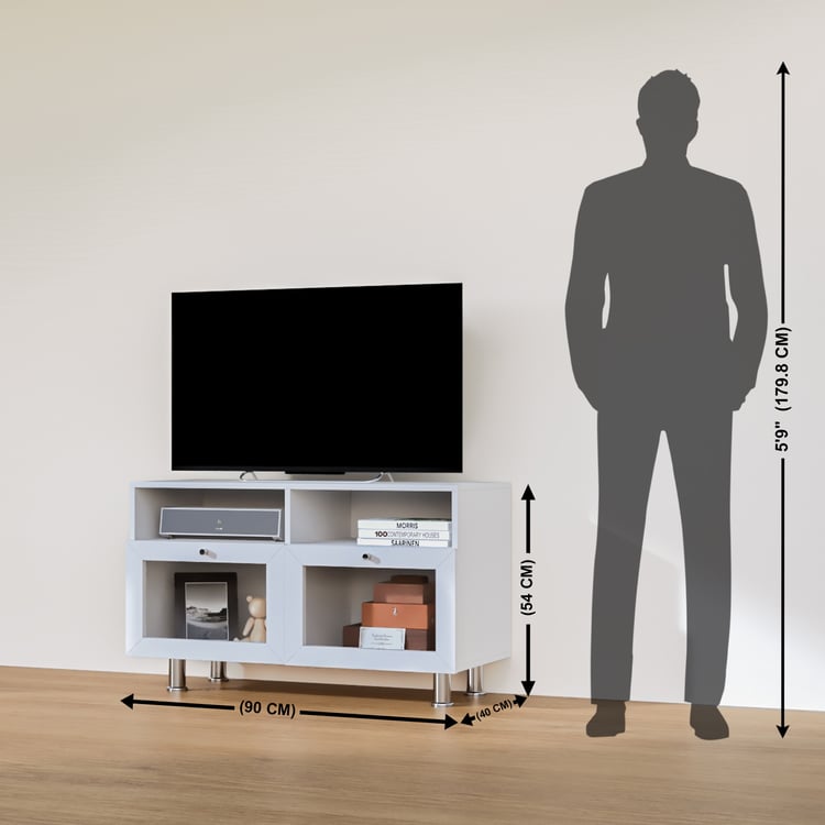 Helios Soho Small TV Unit - White