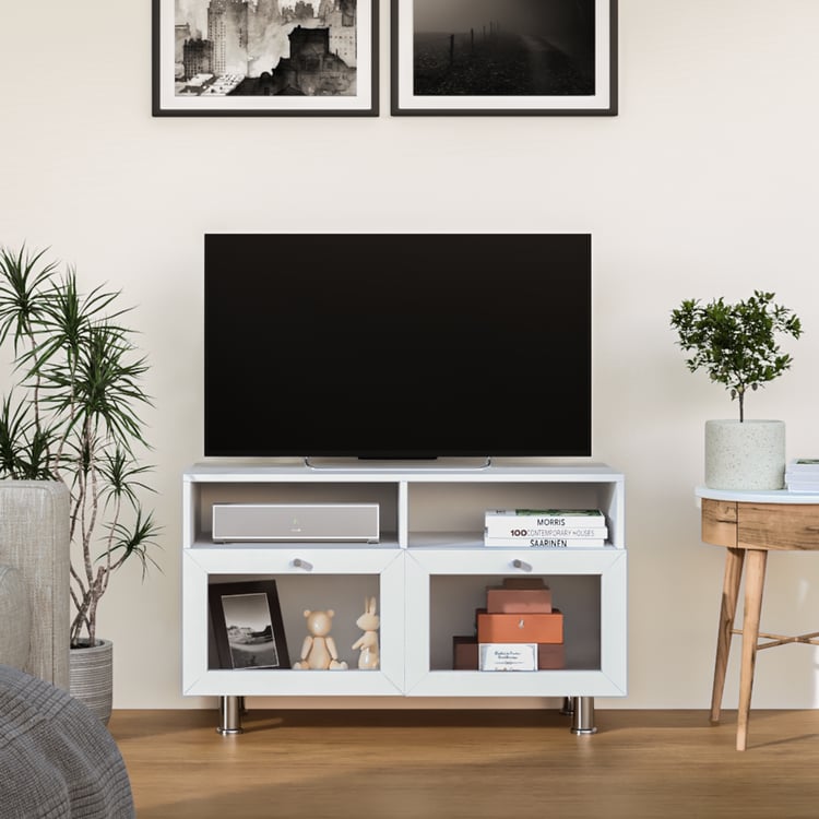 Helios Soho Small TV Unit - White