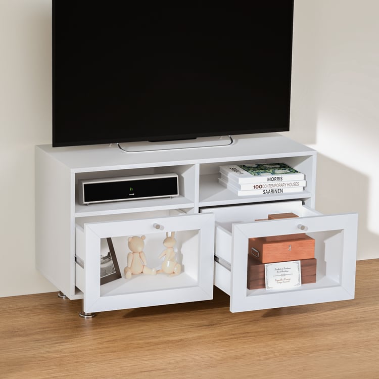 Helios Soho Small TV Unit - White
