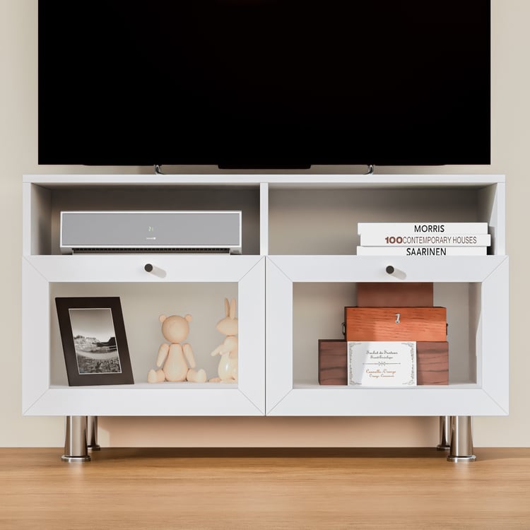Helios Soho Small TV Unit - White