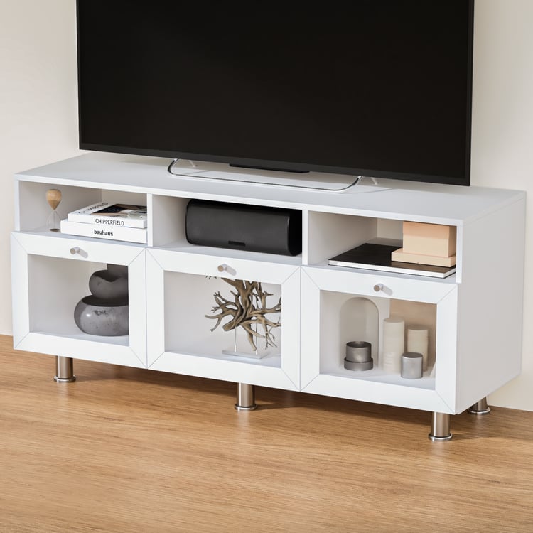 Helios Soho Small TV Unit - White