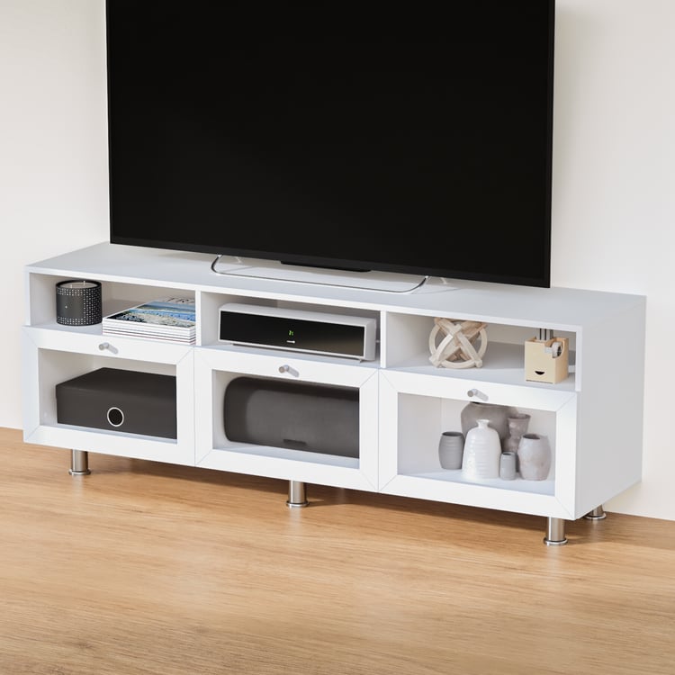 Helios Soho Medium TV Unit - White