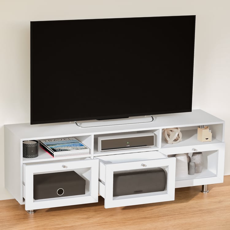 Helios Soho Medium TV Unit - White