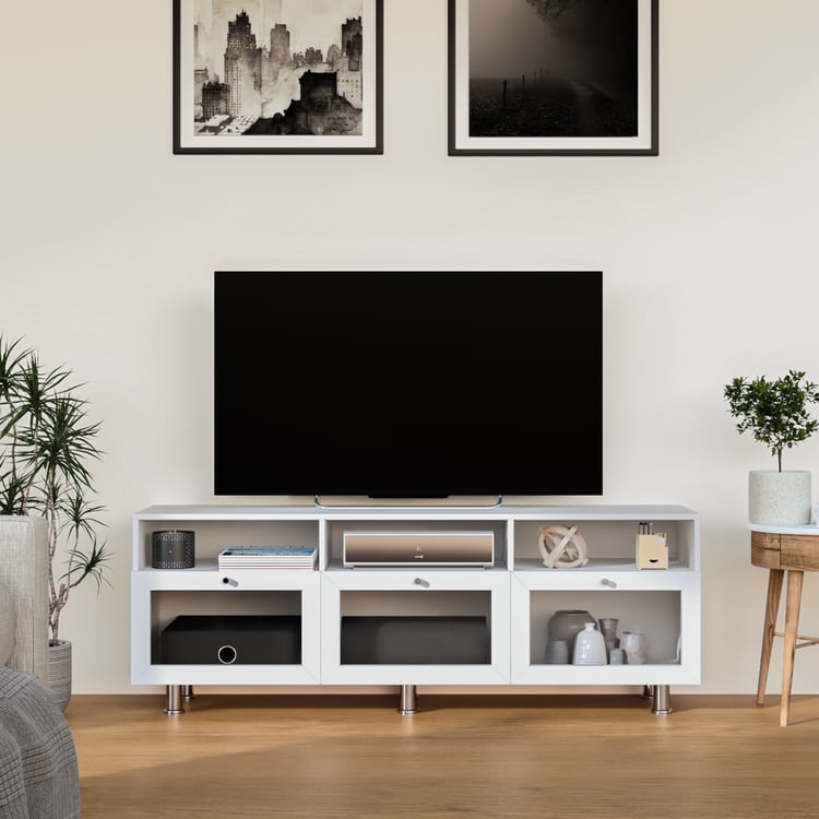 Helios Soho Medium TV Unit - White