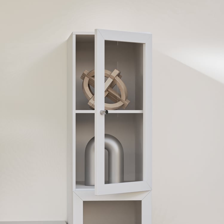 Soho Large TV Unit with 2 Multipurpose Cabinets - White