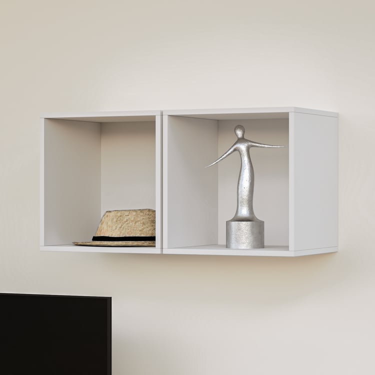 Soho Large TV Unit with Multipurpose Case and Cabinet - White