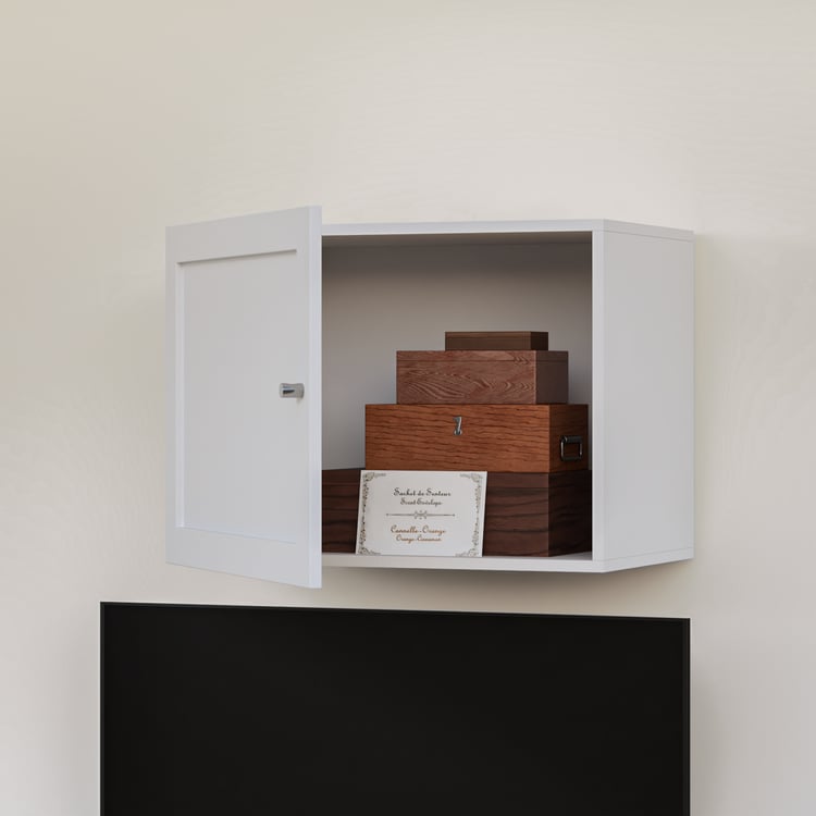 Soho Large TV Unit with Multipurpose Wall Cabinet - White