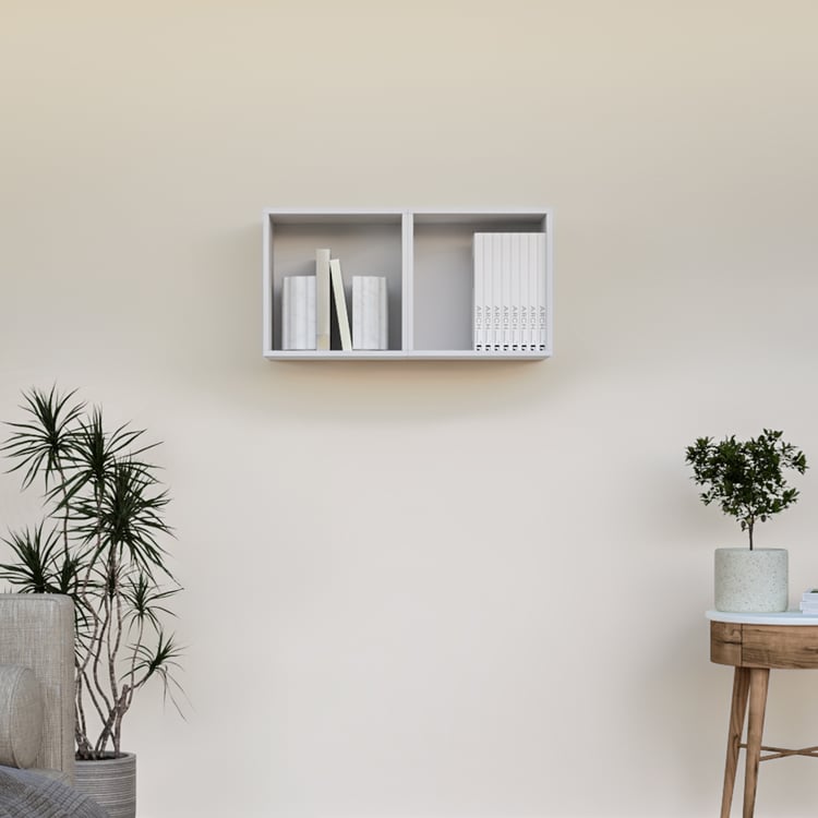 Soho Set of 2 Multipurpose Wall Cubes - White