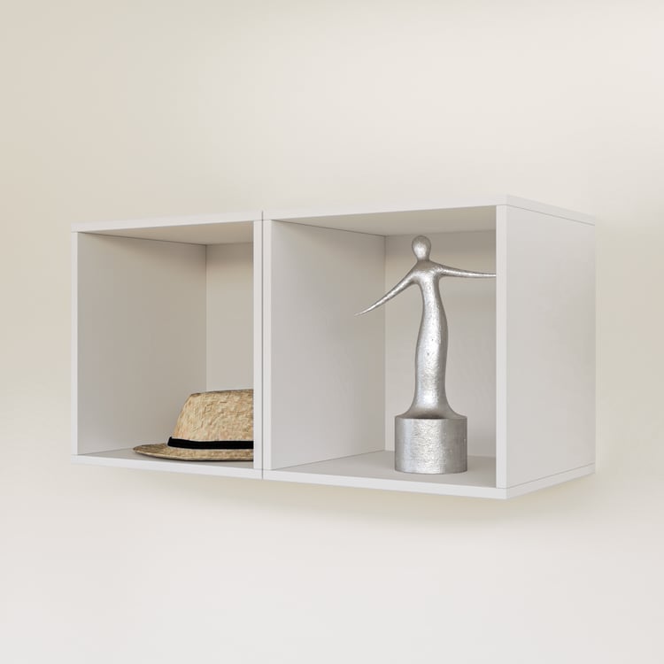 Soho Large TV Unit with 2 Multipurpose Cabinet and Cases - White