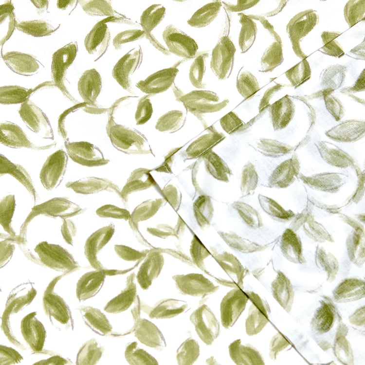 Ezra Cotton 144TC Printed 3Pcs Queen Bedsheet Set