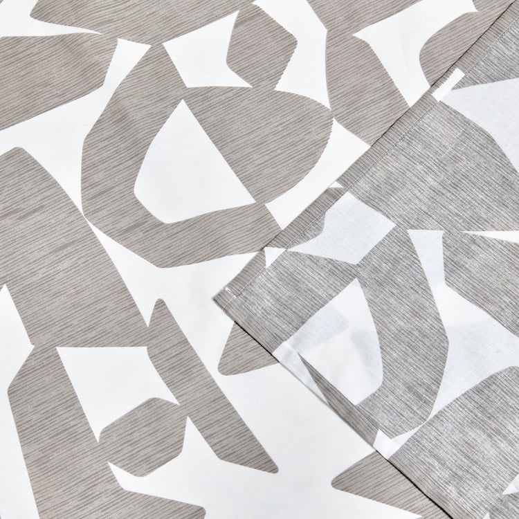 Ezra Talita Cotton 144TC Printed 3Pcs Queen Bedsheet Set