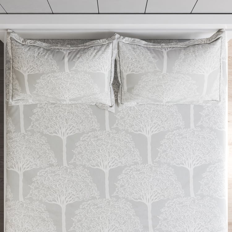 Ezra Vinesper Cotton 144TC Printed 3Pcs Queen Bedsheet Set