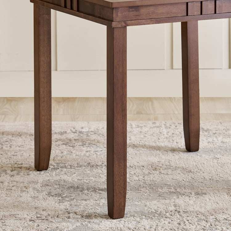 Trio Solid Wood 2-Seater Dining Set with Chairs - Walnut