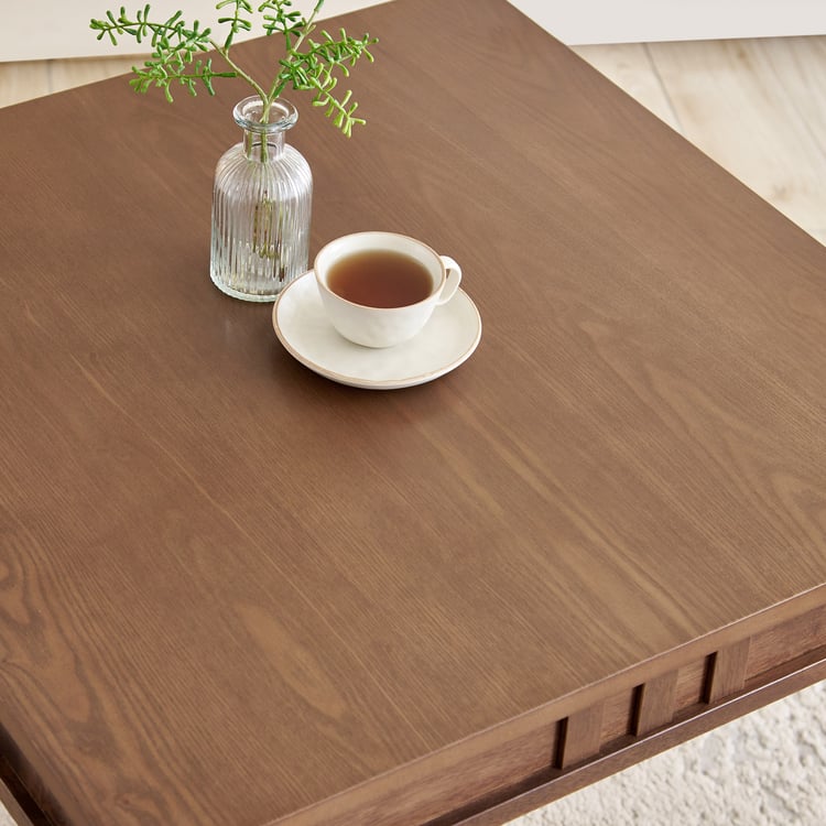 Trio Solid Wood 2-Seater Dining Set with Chairs - Walnut