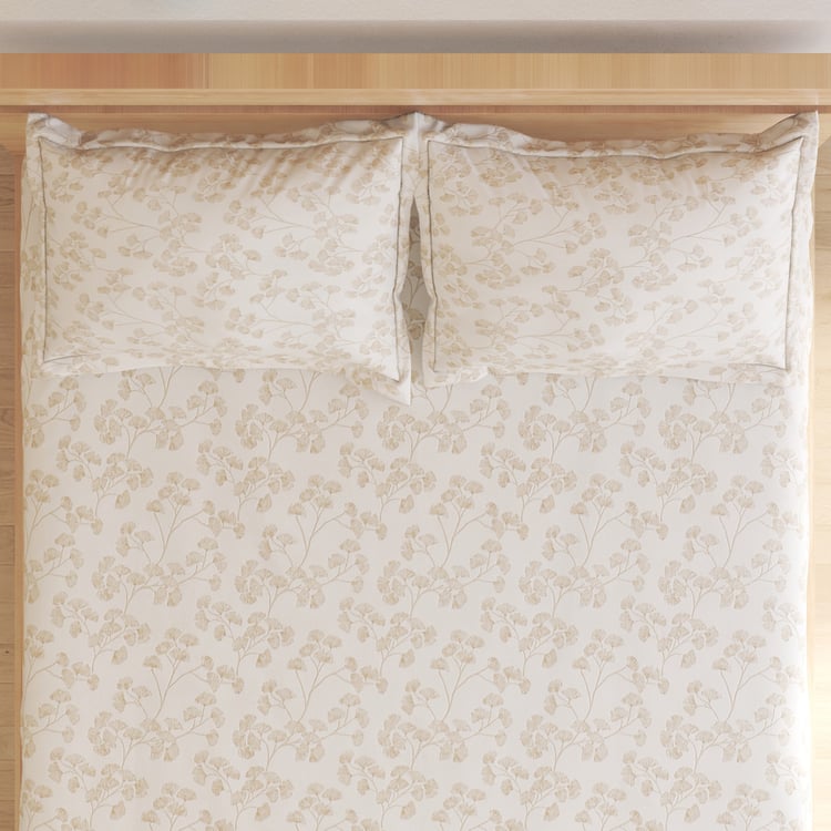 Anagha Corino Cotton 144TC Printed 3Pcs Queen Bedsheet Set