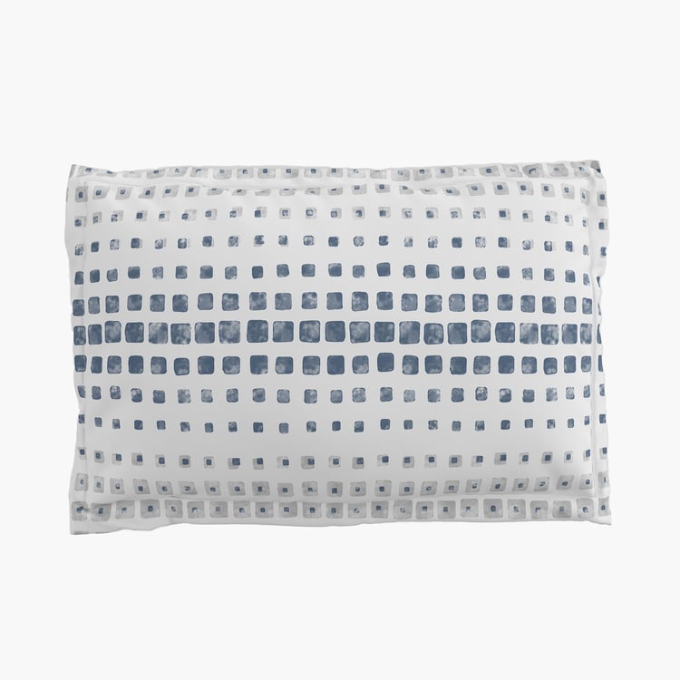 Ezra Elena Dusky Set of 2 Cotton Printed Pillow Covers - 70x45cm