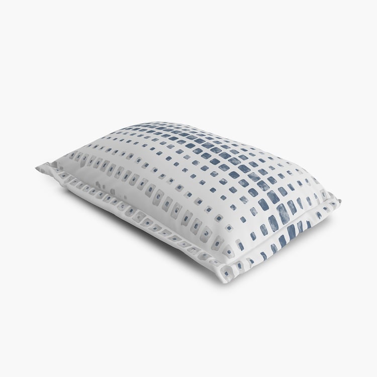 Ezra Elena Dusky Set of 2 Cotton Printed Pillow Covers - 70x45cm