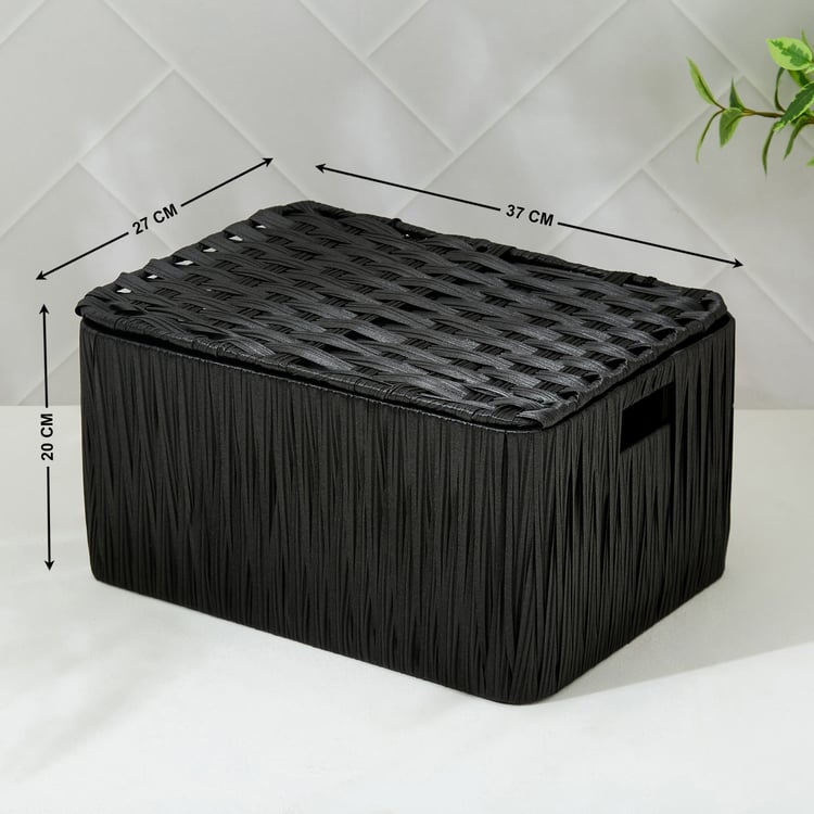 Wilton Camroon Polypropylene Storage Basket with Lid