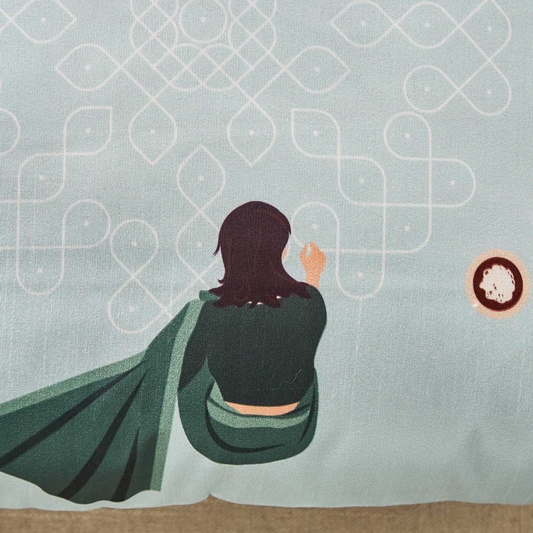 Vera Breathe Set of 5 Printed Cushion Covers - 40x40cm