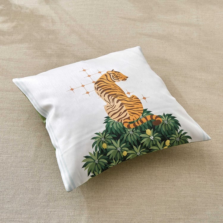 Vera Panther Set of 5 Printed Cushion Covers - 40x40cm