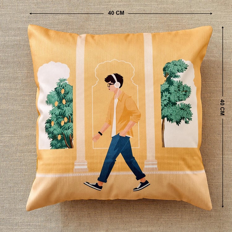Vera Set of 5 Printed Cushion Covers - 40x40cm
