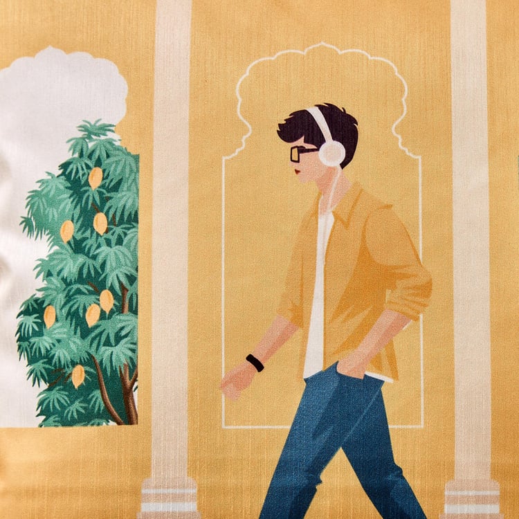 Vera Set of 5 Printed Cushion Covers - 40x40cm