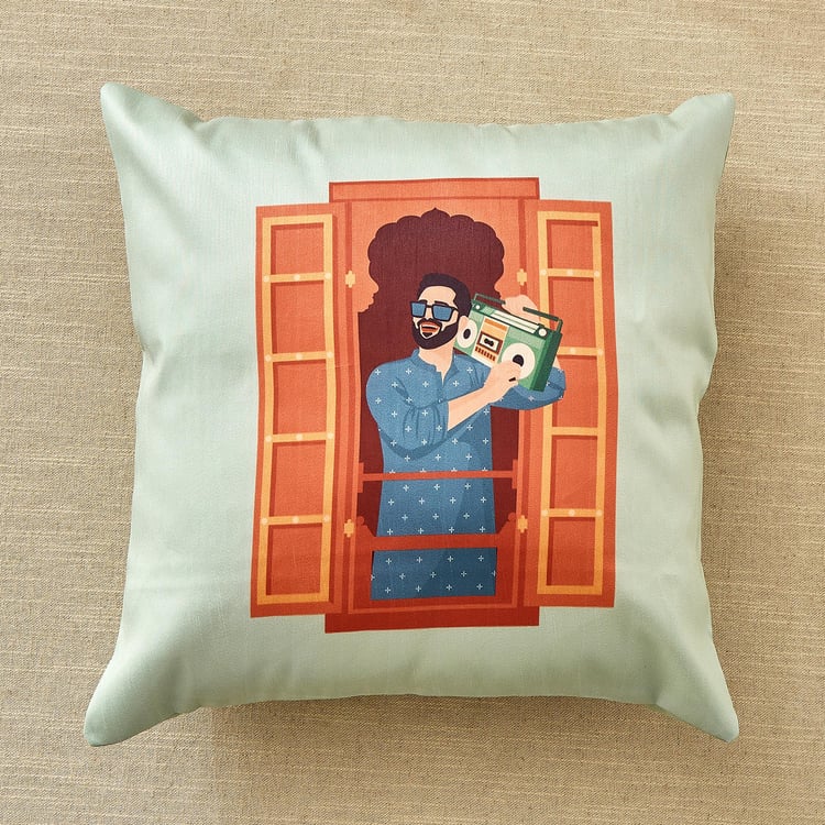 Vera Little Things Set of 5 Printed Cushion Covers - 40x40cm