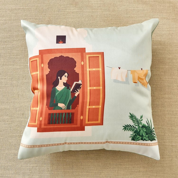 Vera Little Things Set of 5 Printed Cushion Covers - 40x40cm