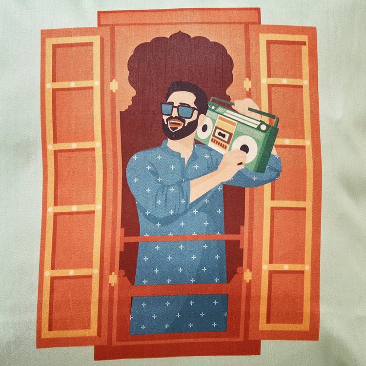 Vera Little Things Set of 5 Printed Cushion Covers - 40x40cm