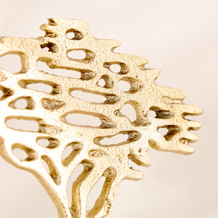 Oro Aluminium Tree of Life Table Accent - Small