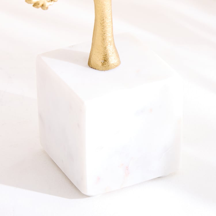 Oro Aluminium Tree of Life Table Accent - Small