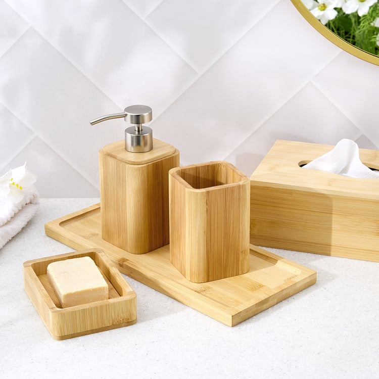 Spark Sparta Bamboo Soap Dispenser - 240ml