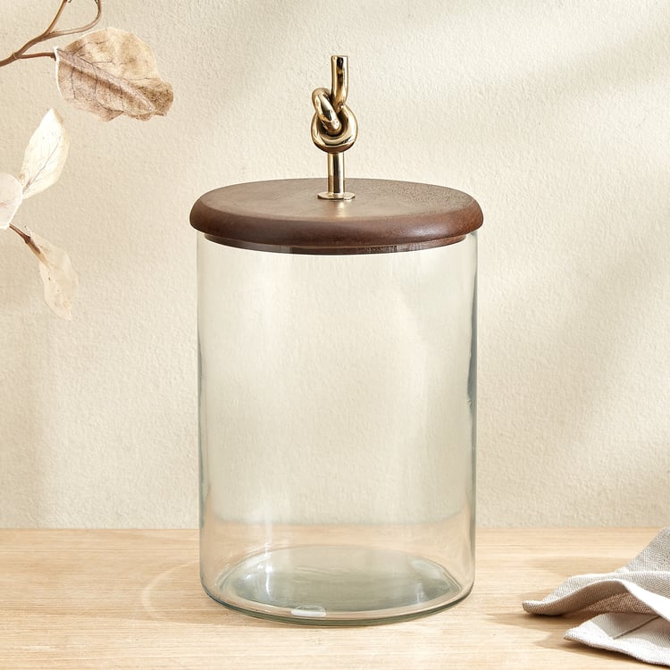 Nuqta Roi Glass Cookie Jar - Large