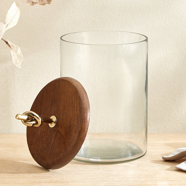 Nuqta Roi Glass Cookie Jar - Large