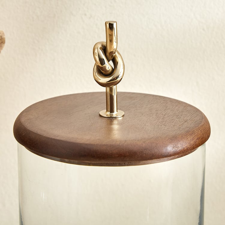 Nuqta Roi Glass Cookie Jar - Large